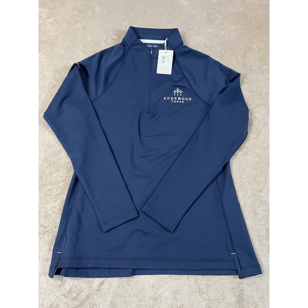 Peter Millar Raglan Sleeve Perth Layer Women's M Navy Blue Polyester L/S NEW